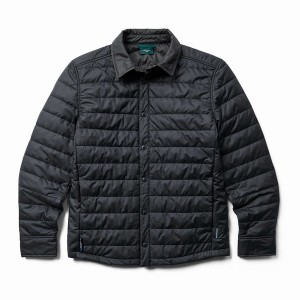 Wolverine Alpine Insulated Shirt Kabát Férfi Fekete | QKJ1551DN