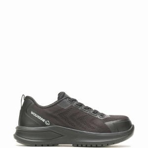 Wolverine Bolt DuraShocks® Knit CarbonMax® Munkacipő Női Fekete | BMB4522TT