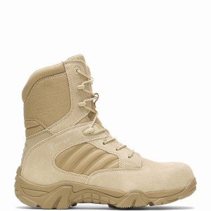 Wolverine GX-8 Desert Composite Toe Side Zip Munkabakancs Férfi Bézs Barna | RRS2558AR