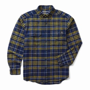 Wolverine Glacier Heavyweight Long Sleeve Flannel Ingek Férfi Kék | EAV117JA