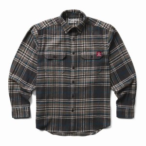 Wolverine Glacier Heavyweight Long Sleeve Flannel Ingek Férfi Szürke Fekete | SBY9335AU