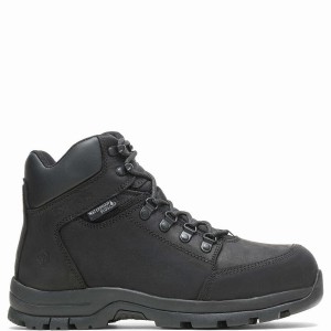 Wolverine Grayson Steel Toe Munkabakancs Férfi Fekete | EKL4649FH