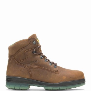 Wolverine I-90 DuraShocks® Waterproof Insulated Steel Toe 6" Munkabakancs Férfi Barna | HMM4567TP