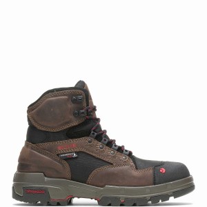 Wolverine Legend DuraShocks® CarbonMAX® 6" Munkabakancs Férfi Sötétbarna | OGC1863BZ