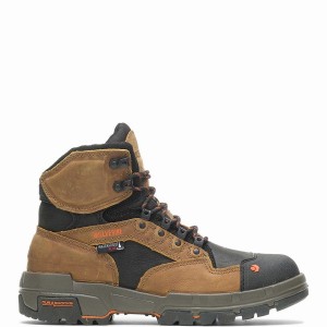 Wolverine Legend DuraShocks® CarbonMAX® 6" Munkabakancs Férfi Barna | SXH6628KI