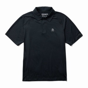 Wolverine Sun-Stop Eco Short Sleeve Polo Póló Férfi Fekete | VMR6681LM