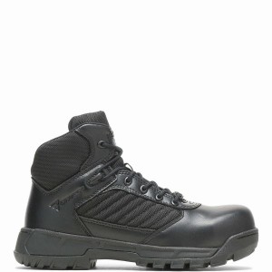 Wolverine Tactical Sport 2 Mid Composite Toe EH Munkabakancs Női Fekete | EUY2775QE