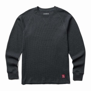 Wolverine Walden II Thermal Long Sleeve Tee Póló Férfi Fekete | WKA1485XZ