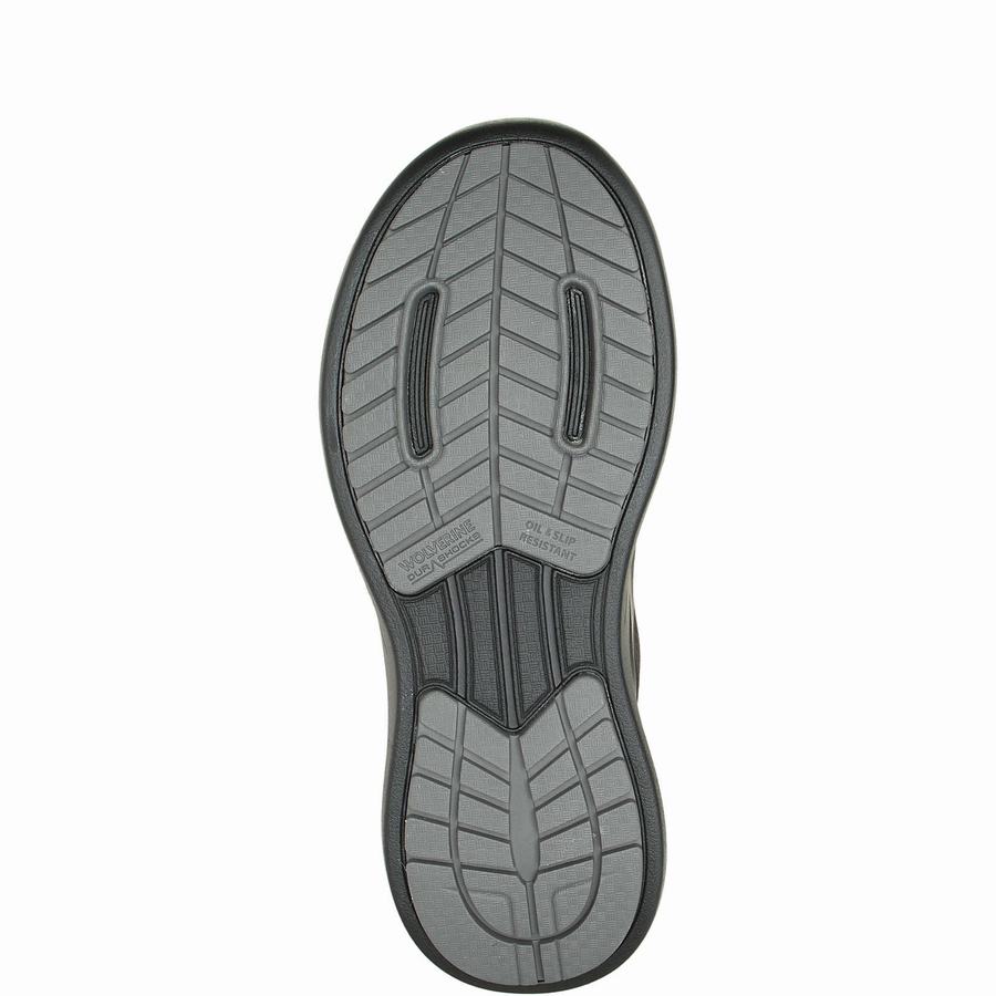 Wolverine Bolt DuraShocks® Knit CarbonMax® Munkacipő Női Fekete | BMB4522TT