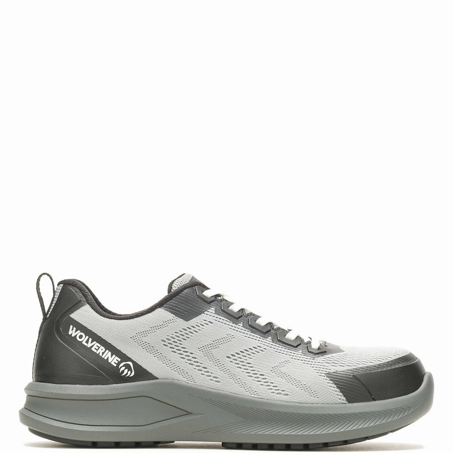 Wolverine Bolt DuraShocks® Knit CarbonMax® Munkacipő Férfi Szürke | IUI5628TQ