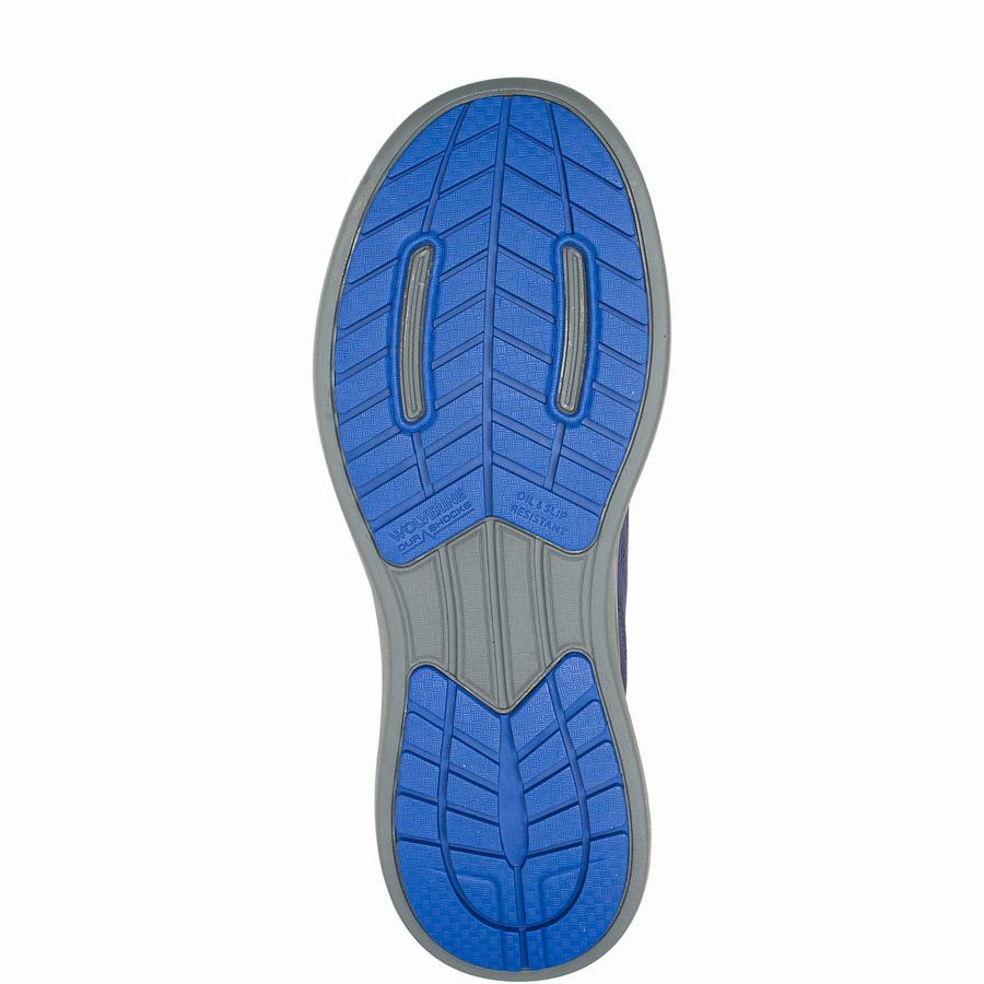 Wolverine Bolt DuraShocks® Knit CarbonMax® Munkacipő Férfi Sötétkék | YGT1173QQ