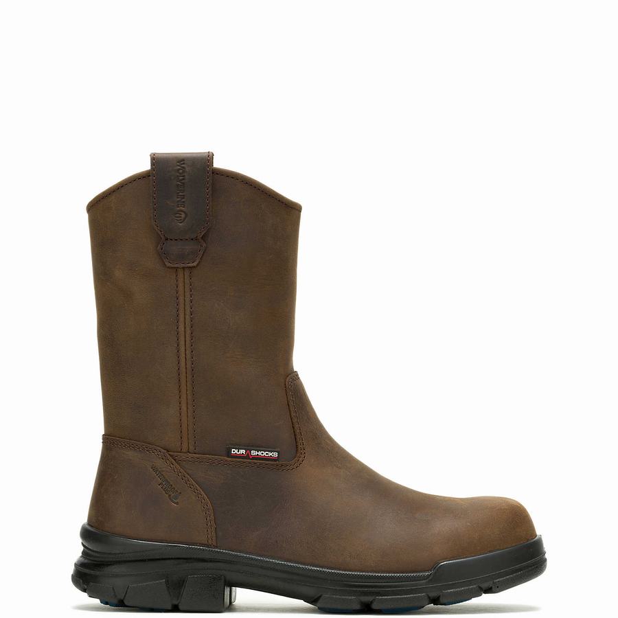 Wolverine DuraShocks SR Icon Wellington CarbonMax® Csizma Férfi Sötétbarna | RRW471VQ