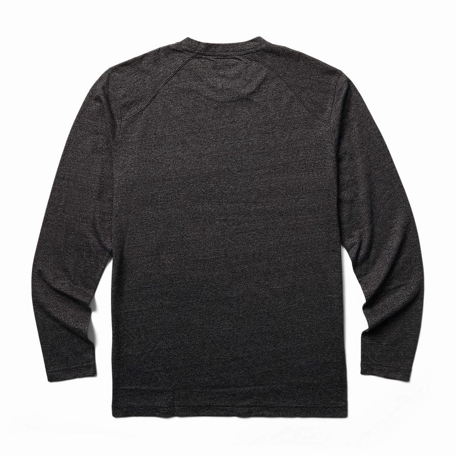 Wolverine Edge Long Sleeve Ingek Férfi Fekete | GHE3919SW