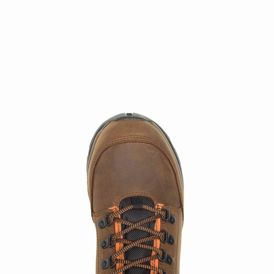 Wolverine Grayson Steel Toe Munkabakancs Férfi Sötétbarna | LYN7062QW