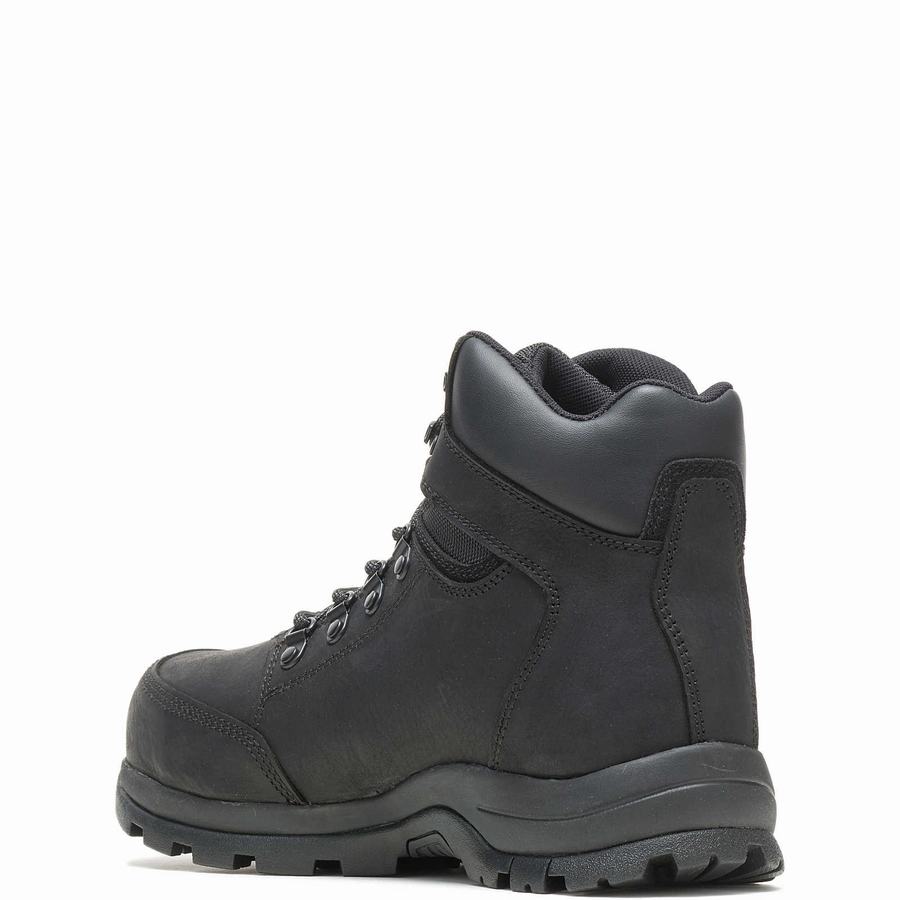 Wolverine Grayson Steel Toe Munkabakancs Férfi Fekete | EKL4649FH