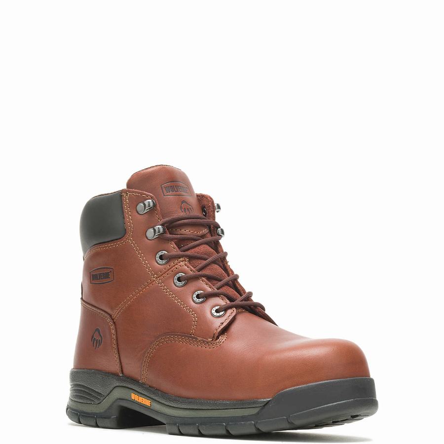 Wolverine Harrison Lace-Up Steel-Toe 6