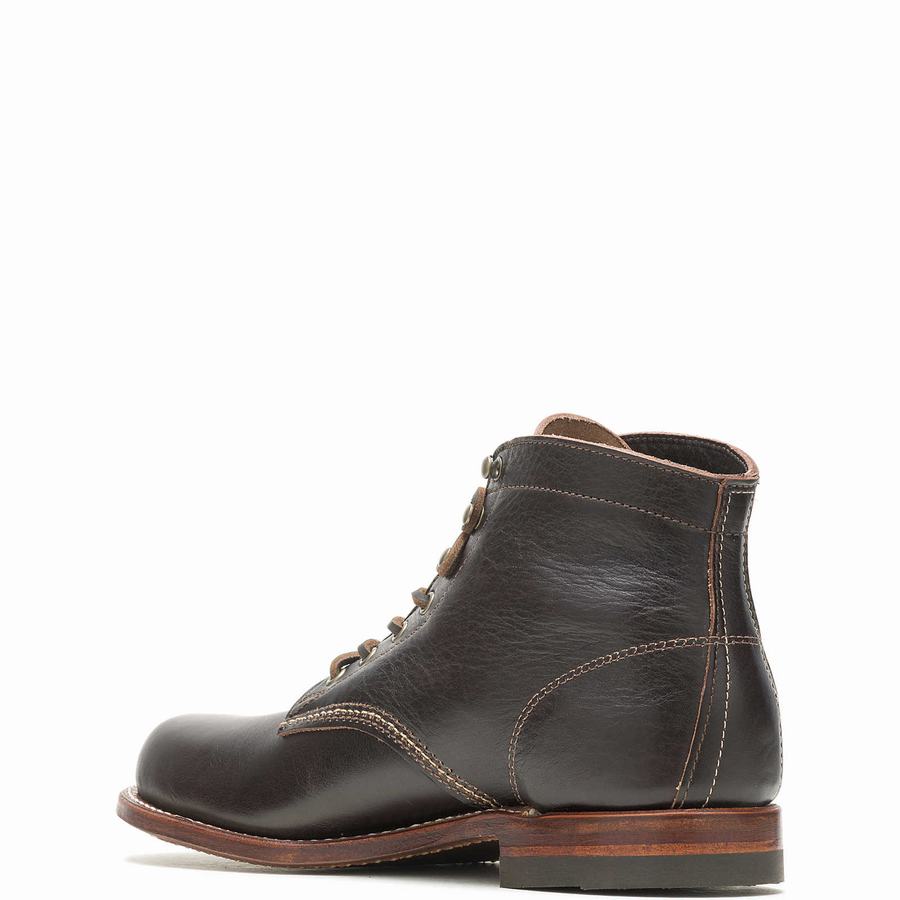 Wolverine Lux - 1000 Mile Plain-Toe Original Munkabakancs Férfi Csokoládé | PGN934PH