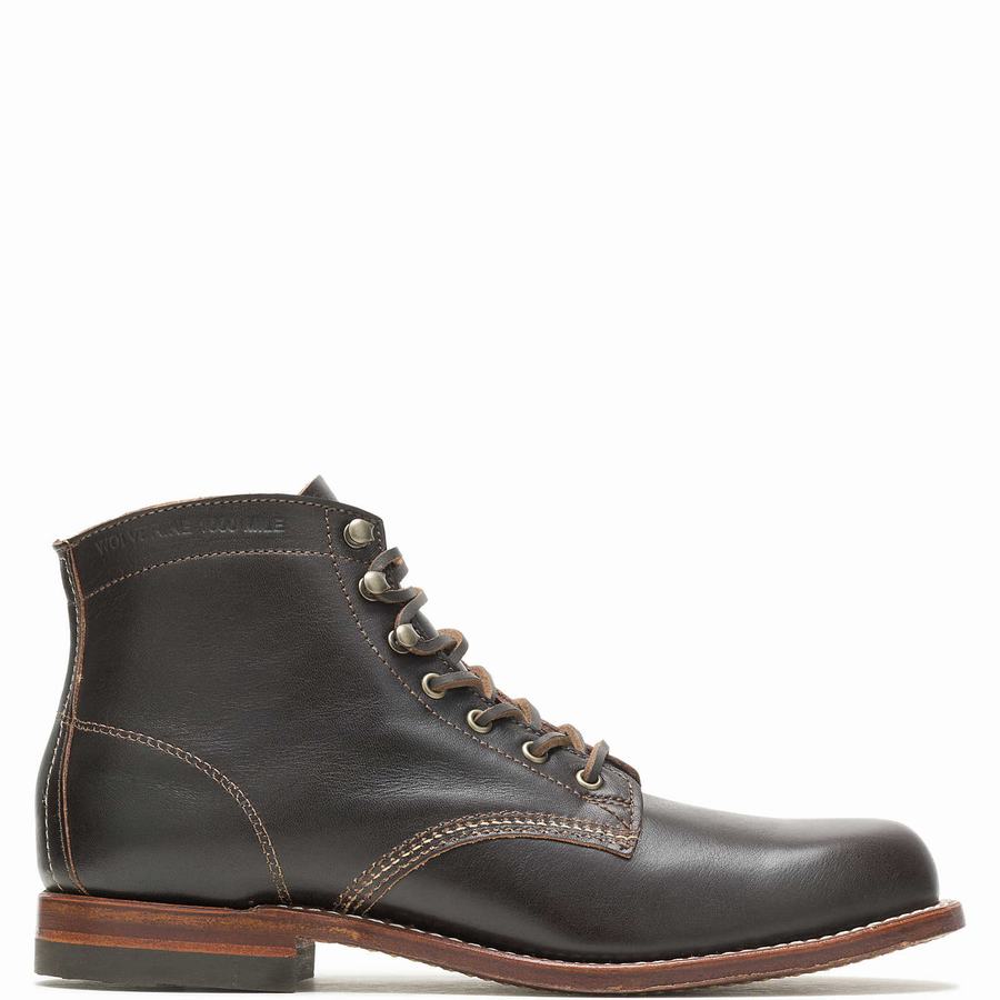 Wolverine Lux - 1000 Mile Plain-Toe Original Munkabakancs Férfi Csokoládé | PGN934PH