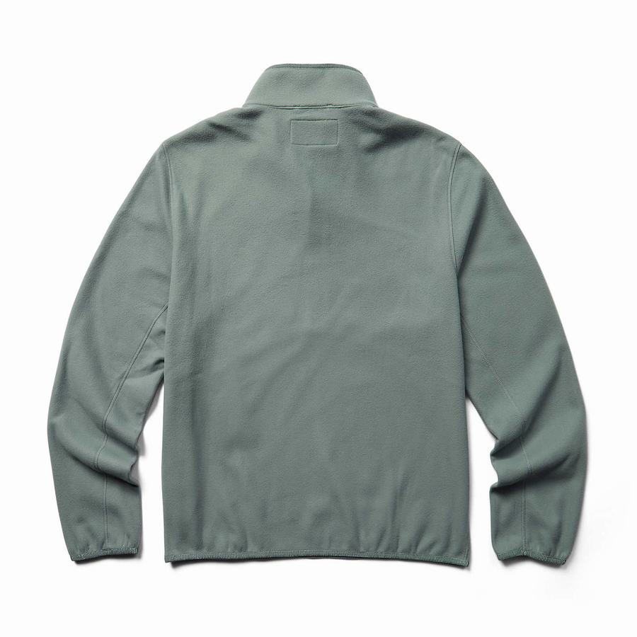 Wolverine Polar 1/4 Zip Polár Férfi Kék | YQE553KY