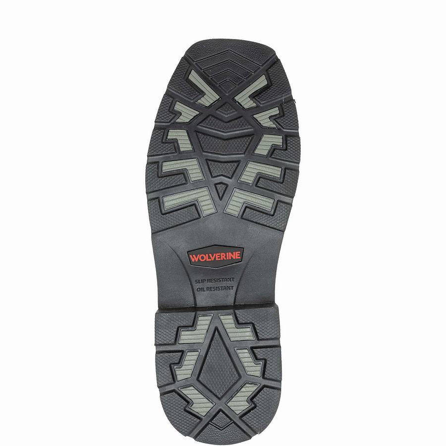 Wolverine Rancher Arrow Steel-Toe Wellington Csizma Férfi Sötétbarna | AXK1536WN