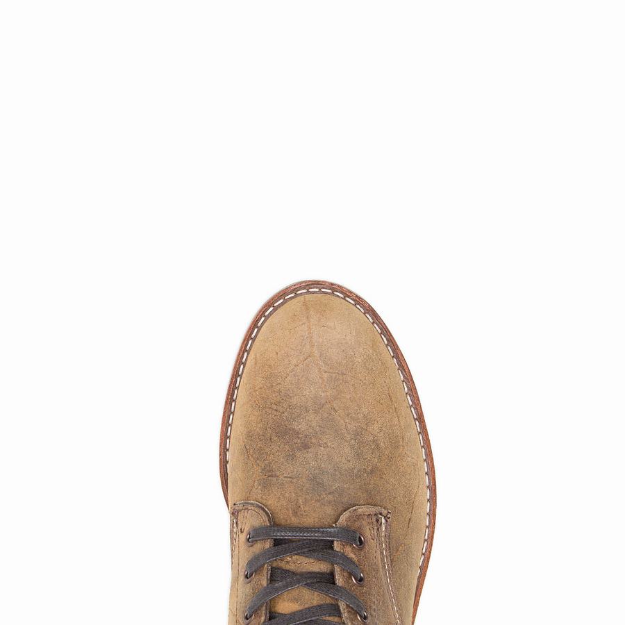 Wolverine Rough Out - 1000 Mile Plain-Toe Original Munkabakancs Férfi Barna | PAC9728VA