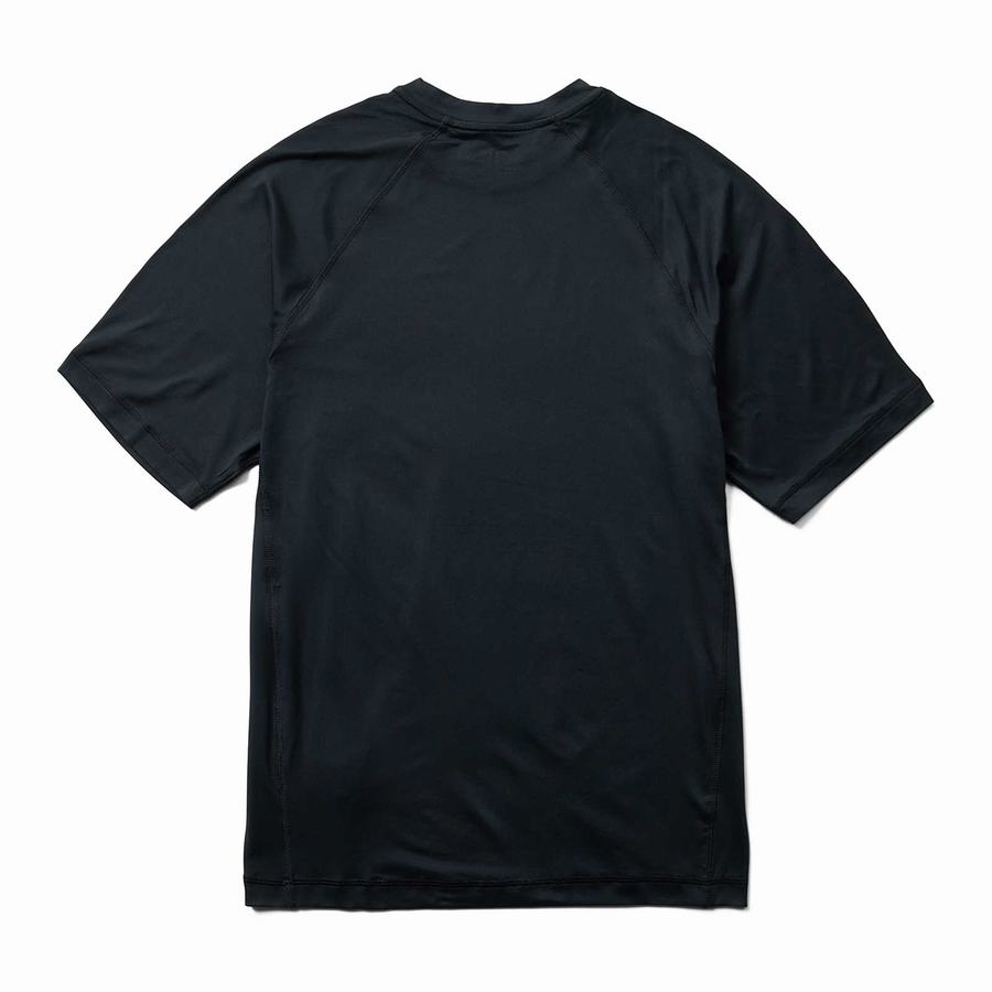 Wolverine Sun-Stop Eco Short Sleeve Tee Póló Férfi Fekete | CDG333CG