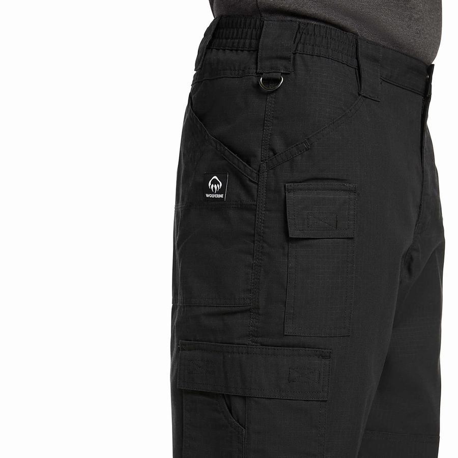 Wolverine Tactical Cargo Nadrág Férfi Fekete | ZYK8172SF