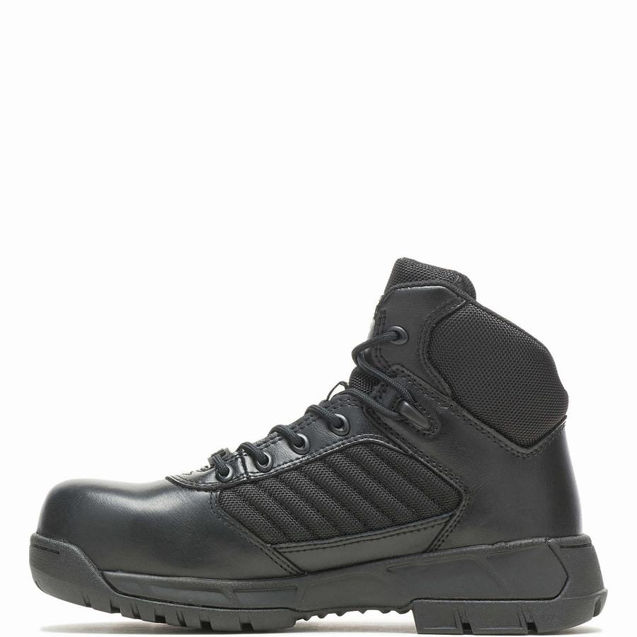 Wolverine Tactical Sport 2 Mid Composite Toe EH Munkabakancs Férfi Fekete | SIW371NM