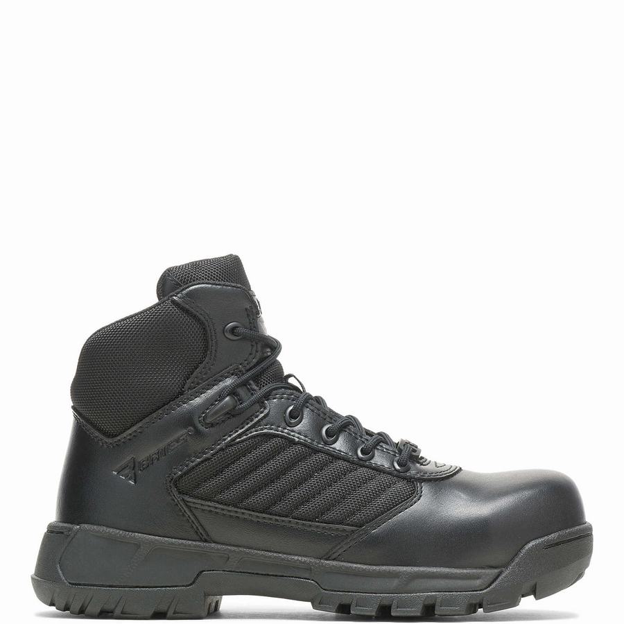 Wolverine Tactical Sport 2 Mid Composite Toe EH Munkabakancs Férfi Fekete | SIW371NM