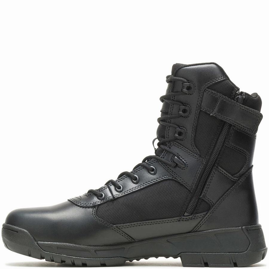 Wolverine Tactical Sport 2 Tall Side Zip Munkabakancs Férfi Fekete | AIX9699UT